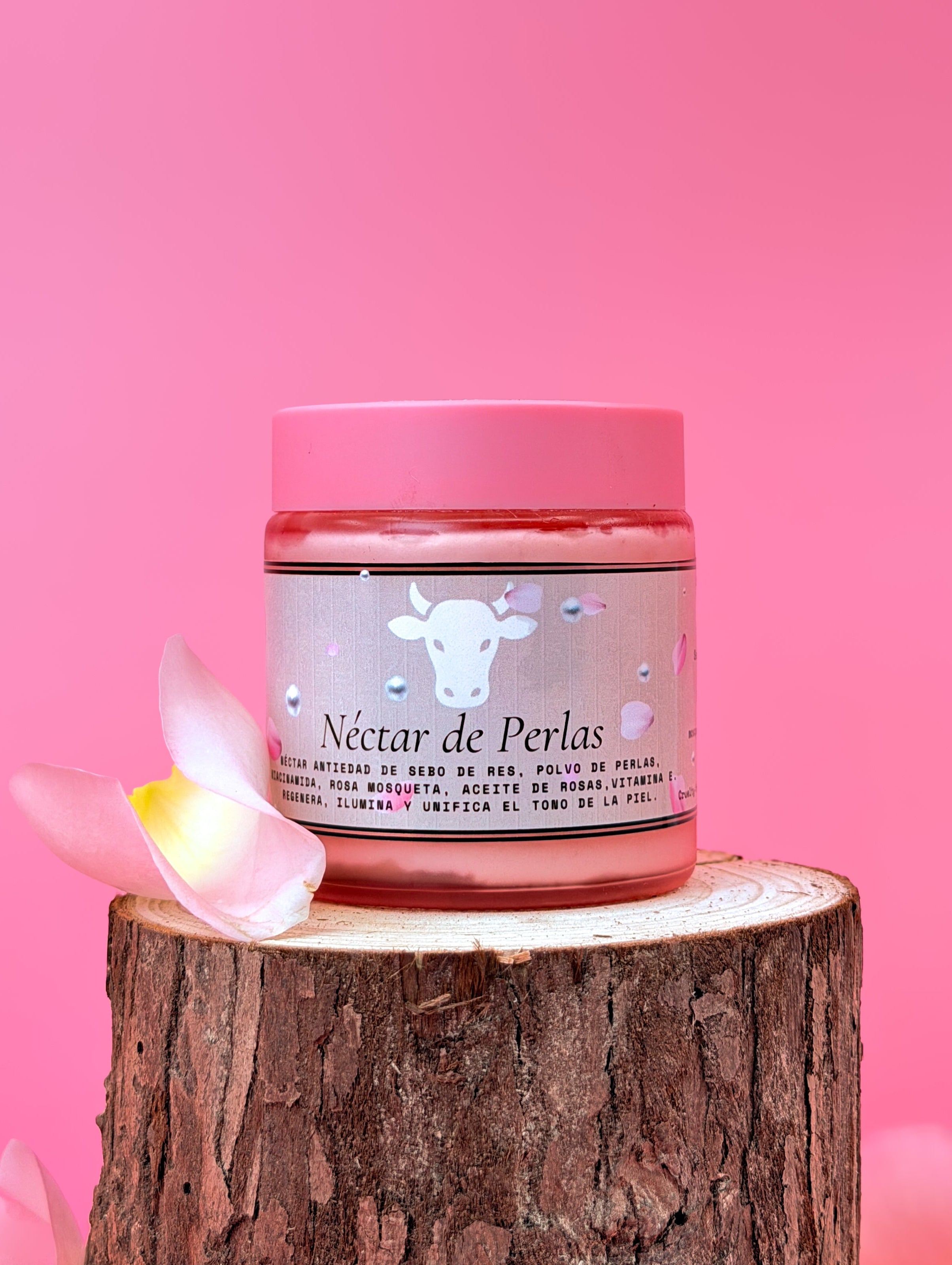 Image of Néctar de Perlas Wagyu + Niacinamida, Vitamina E, Rosa Mosqueta, Aceite de Rosas y Polvo de Perlas 4oz