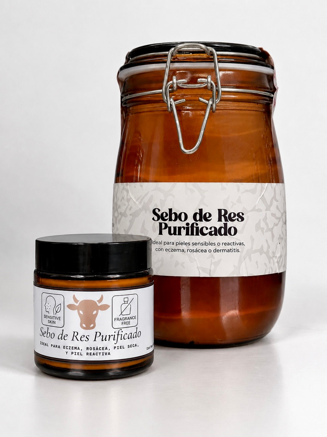 Image of Sebo de Res Purificado JUMBO - Sin Aroma 32oz